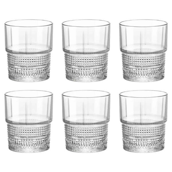 Фото - Набір склянок для віскі Bormioli Rocco Bartender Novecento 6x370 мл (122116BAU021990)