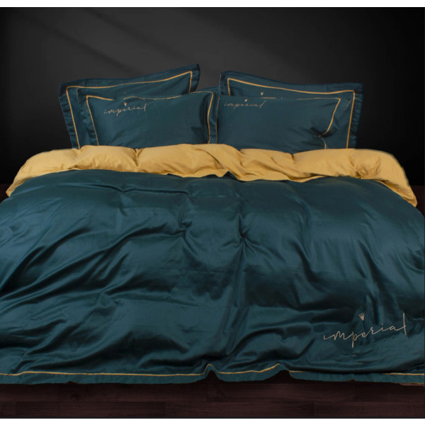Фото - Простирадло двоспальне MirSon Imperial Satin Messina 180х190 см (2200008581510)