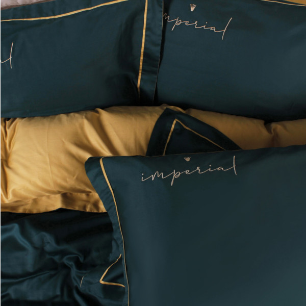 Фото - Простирадло двоспальне MirSon Imperial Satin Messina 180х200 см (2200008581527)