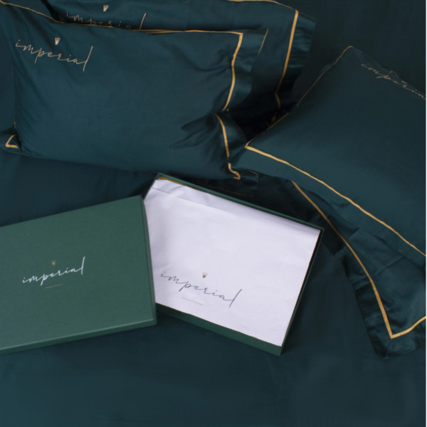 Фото - Простирадло двоспальне MirSon Imperial Satin Messina 180х190 см (2200008581510)