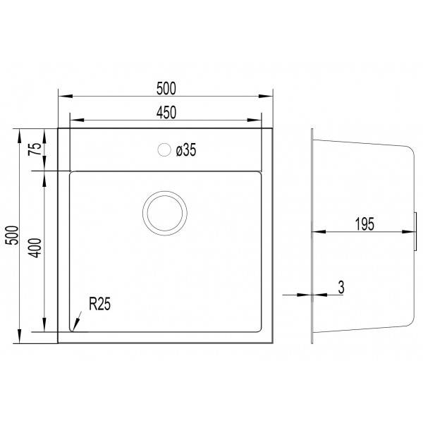 Фото - Мийка кухонна Gunter & Hauer Metter 5020 IX