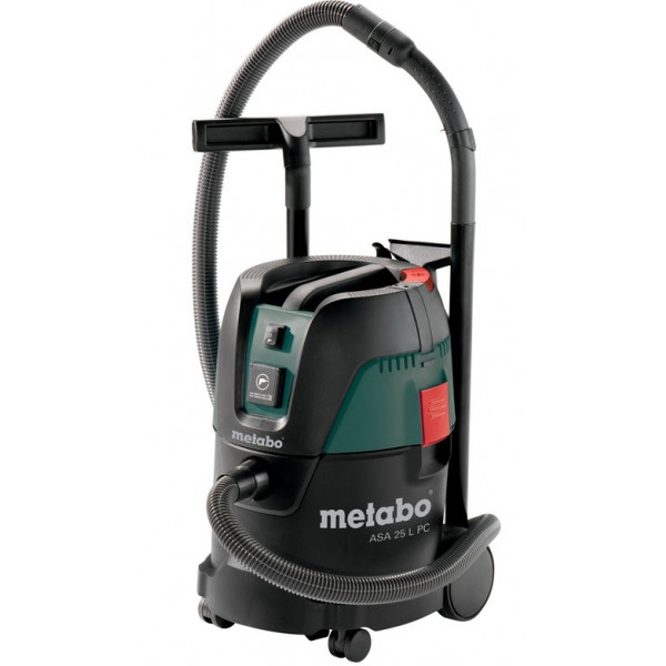 Фото - Пилосос для сухого прибирання з контейнером і мішком Metabo ASA 25 L PC (602014000)
