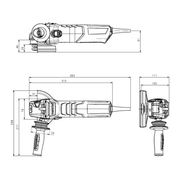 Фото - Болгарка Metabo WEV 15-125 Quick