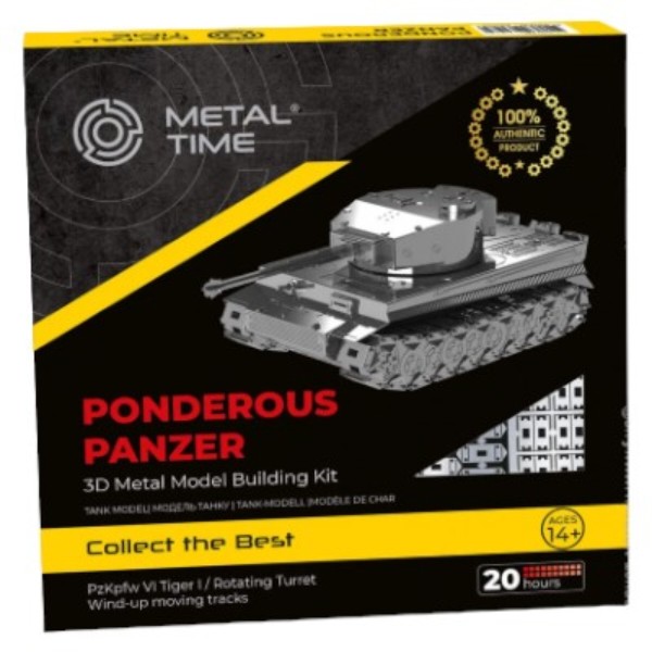 Фото - Металевий конструктор Metal Time Ponderous Panzer Heavy Tank (MT020)