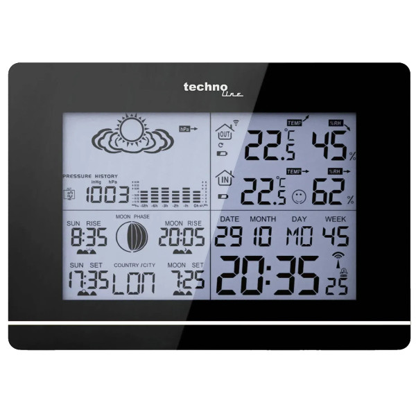 Фото - Метеостанция Technoline Black (WS6750)