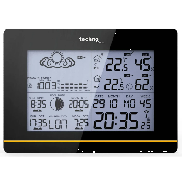 Фото - Метеостанция Technoline Black (WS6750)