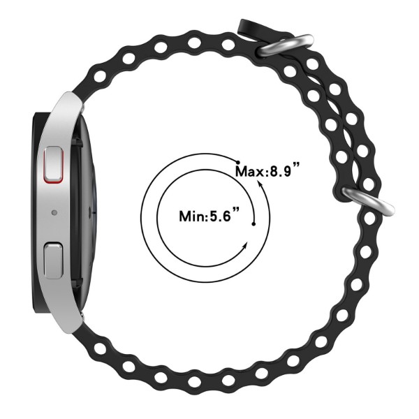 Фото - Ремешок для смарт-часов BeCover Wave Style (20mm) for Huawei Watch GT 3 (42mm) / GT 2 (42mm) / GT 3 Pro (43mm Ceramic) / Watch 2 (Sport) Space (714195)