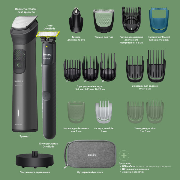 Фото - Триммер универсальный Philips MG9556/15 серии 9000 (19-в-1)