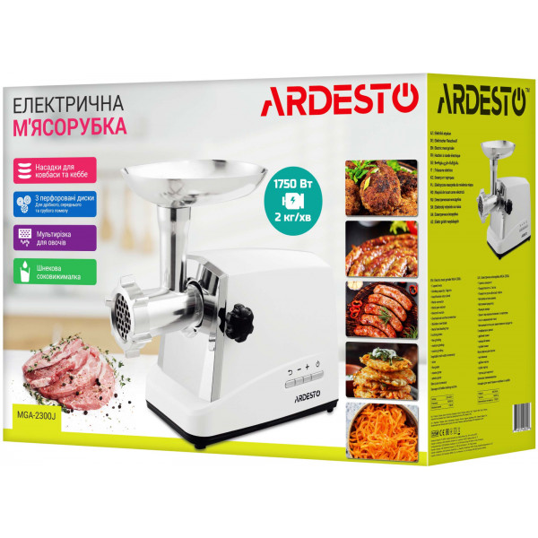 Фото - Мясорубка Ardesto MGA-2300J