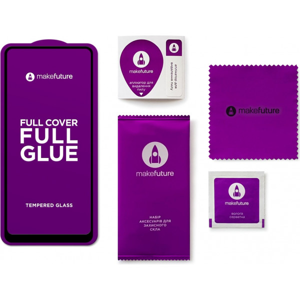 Фото - Защитное стекло для смартфона MakeFuture Full Cover Full Glue для Samsung A22 (MGF-SA22)