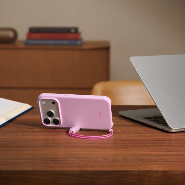 Фото - Чехол для смартфона Apple Beats iPhone 17 Pro Kickstand Case with MagSafe and Camera Control Pebble Pink (MGY84)