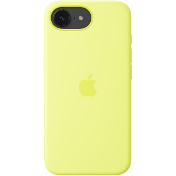 Фото - Чохол для смартфону Apple Silicone Case iPhone 16e Neon Yellow (MGYW4)