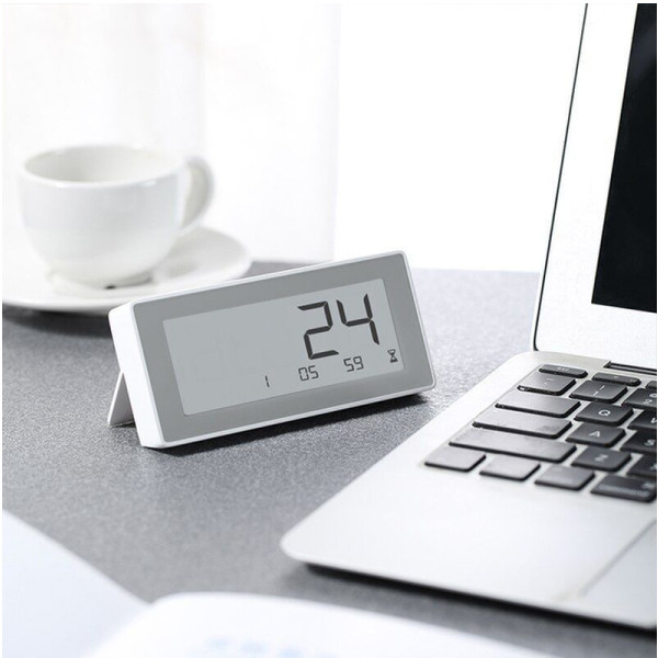 Фото - Метеостанція Xiaomi Miaomiaoce Smart clock temperature and humidity meter (MHO-C303)
