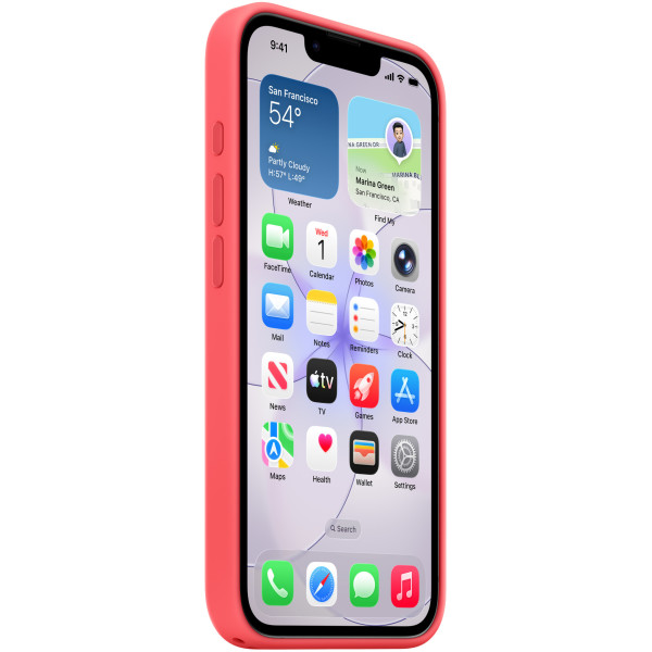 Фото - Чехол для смартфона Apple Silicone Case with MagSafe iPhone 17e Bright Guava (MHWH4ZM/A)