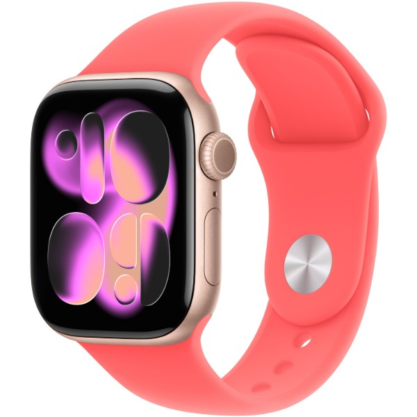 Фото - Ремінець для смарт-годинника Apple 42mm Bright Guava Sport Band - S/M (MHYA4ZM/A)