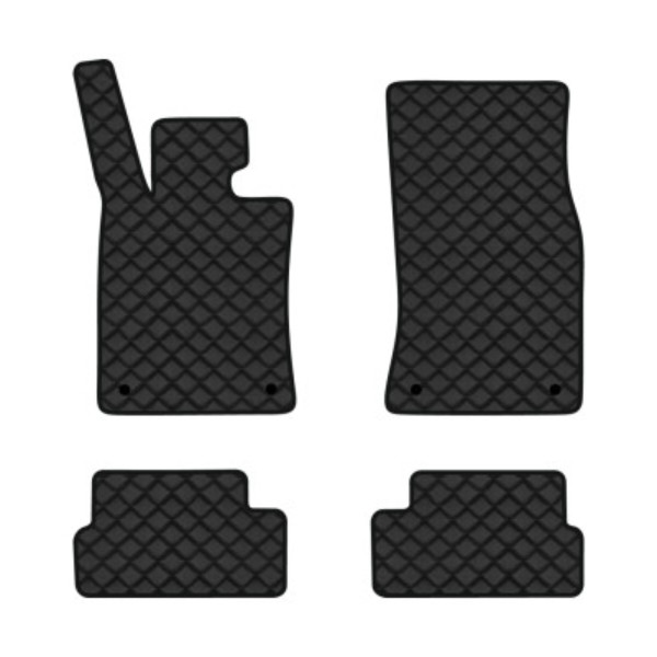 Фото - Коврики из экокожи в салон авто EVAtech для Cooper (R56) 3-doors MINI 2006-2014 2 поколение Htb EU (MI21844P4BW4BBB)