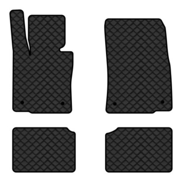 Фото - Коврики из экокожи в салон авто EVAtech для Countryman (R60) MINI 2010-2017 1 поколение Htb EU (MI3801P4BW4BBB)