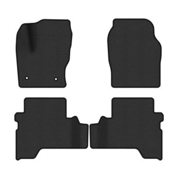 Фото - Килимки ворсові в салон авто EVAtech Standard для Ford C-Max (C344) (2 clips) 2010-2019 2 покоління Minivan EU чорний кант FD12377PDC4FC2VEB