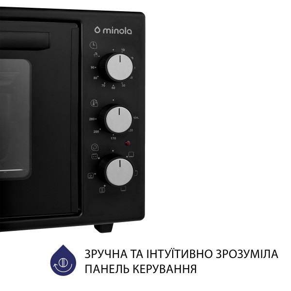 Фото - Печь электрическая Minola FOET 3714 BL