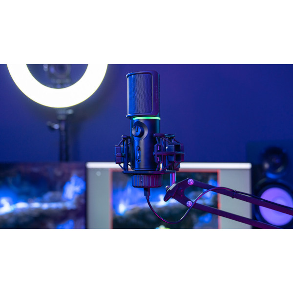 Фото - Мікрофон до комп'ютера Streamplify MIC-48-RGB-MA Black (SPMC-MZ1C227.11)