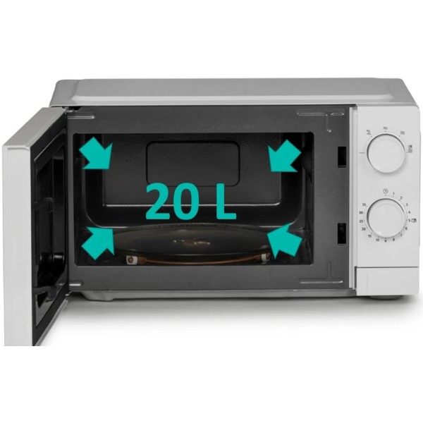Фото - Микроволновая печь (СВЧ) Gorenje MO20CE1W5