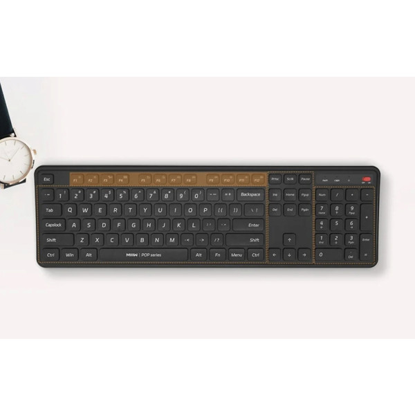 Фото - Клавіатура + миша бездротова Xiaomi MiiiW Keyboard and Mouse Combo Gen 3 PB03 Black (MW24PB03) UA