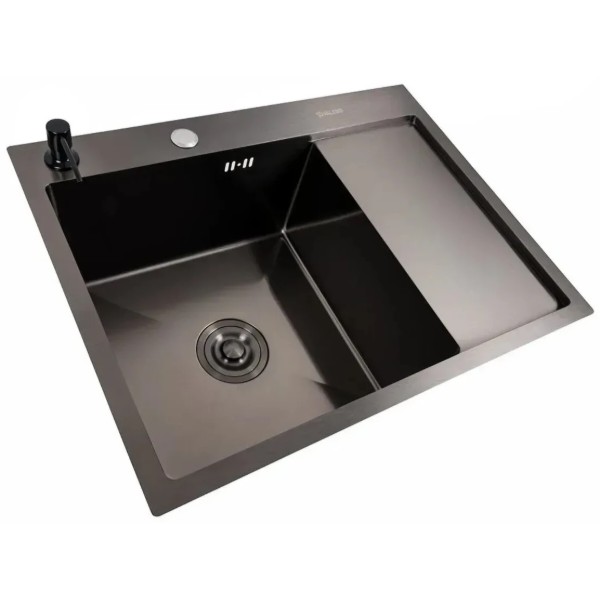 Фото - Мойка кухонная VALESO CM 65х50 L PVD Black Handmade (3.0/1.0)
