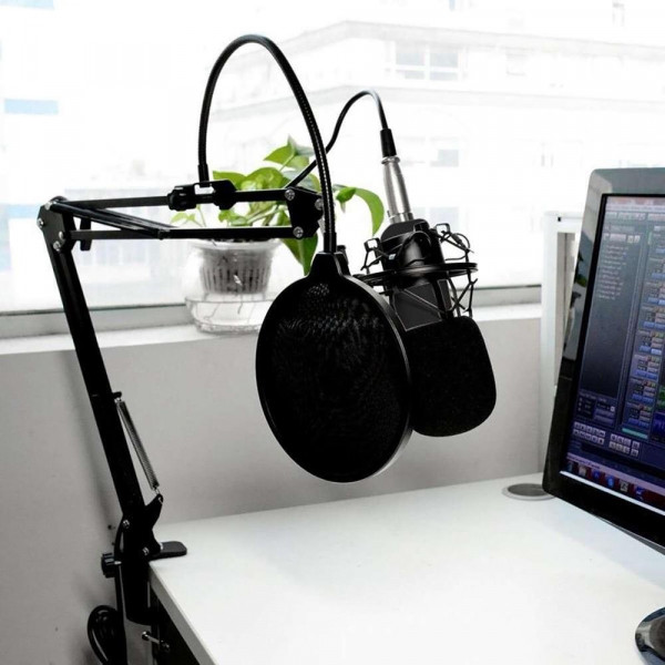 Фото - Микрофон для компьютера проводной Media-Tech XLR USB Silver (MT397S)