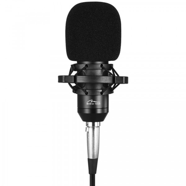 Фото - Микрофон для компьютера проводной Media-Tech XLR USB Silver (MT397S)
