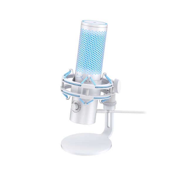 Фото - Мікрофон до комп'ютера дротовий HyperX QuadCast 2 USB-A 3 м RGB White (AN1D9AA)