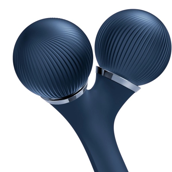 Фото - Мікрострумова ручка для підтяжки обличчя GESKE Sonic Facial & Body Roller 4 в 1 темно-синій (GK000041MN01)