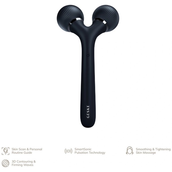 Фото - Микротоковая ручка для подтяжки лица GESKE Sonic Facial&Body Roller 4 в 1 черный (GK000041BK01)
