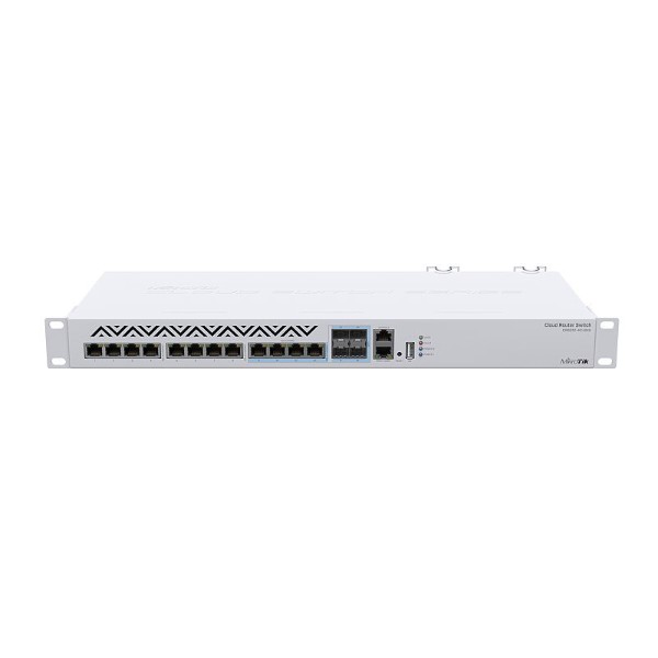 Фото - Коммутатор локальної мережі (Switch) MikroTik CRS312-4C+8XG-RM