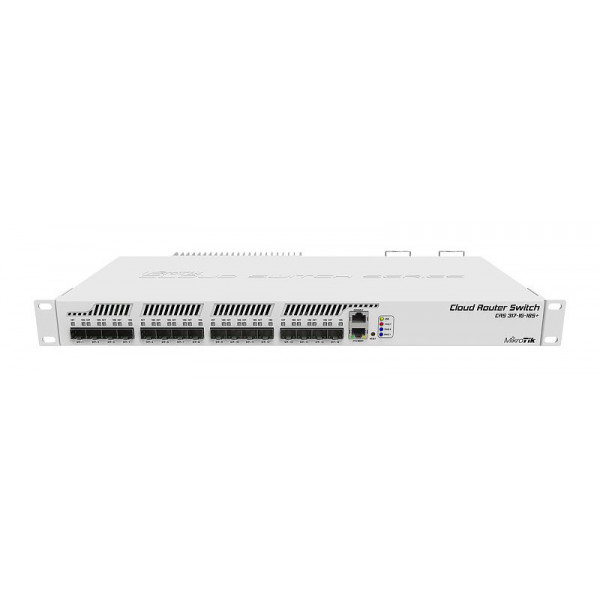 Фото - Коммутатор локальної мережі (Switch) MikroTik CRS317-1G-16S+RM