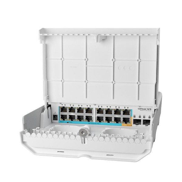 Фото - Коммутатор локальної мережі (Switch) MikroTik CRS318-1FI-15FR-2SOUT