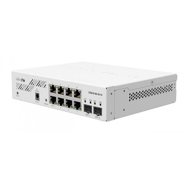 Фото - Коммутатор локальної мережі (Switch) MikroTik CSS610-8G-2S+IN