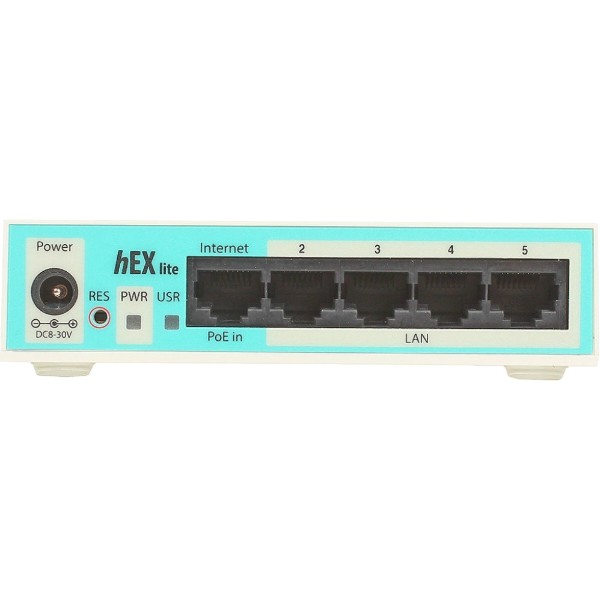 Фото - Маршрутизатор интернет LAN MikroTik hEX lite RB750r2