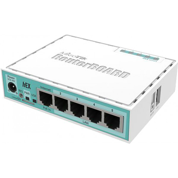 Фото - Маршрутизатор интернет LAN MikroTik RB750GR3 hEX