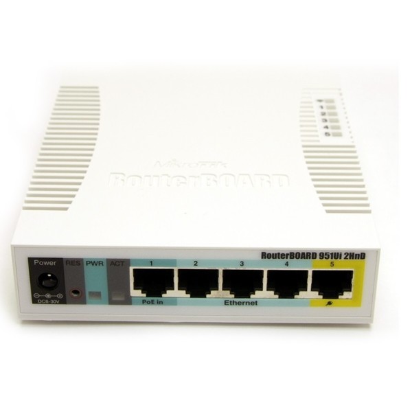 Фото - Маршрутизатор интернет WiFi4 MikroTik RB951Ui-2HND