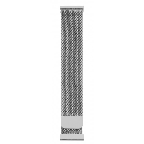 Фото - Ремінець для смарт-годинника Intaleo Milanese for Samsung Galaxy Watch 20 mm 
Silver (1283126494284)