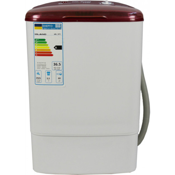 Фото - Пральна машина Milano XPB-30 PA RED Фото - Пральна машина Milano XPB-30 PA RED