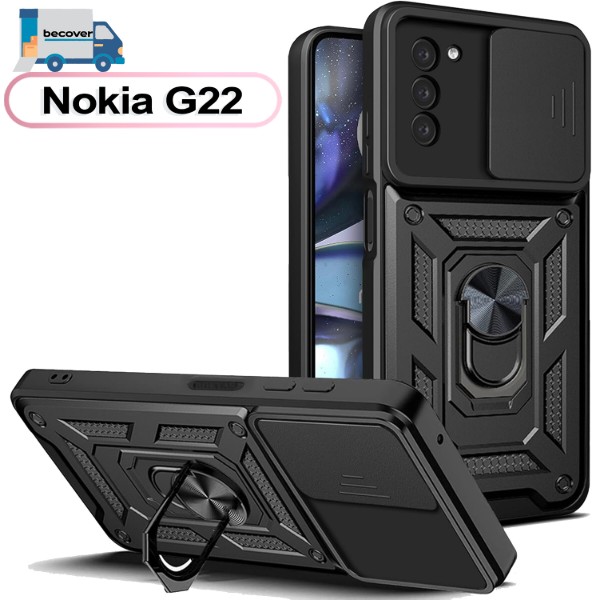 Фото - Чехол для смартфона BeCover Military for Nokia G22 Black (709989)