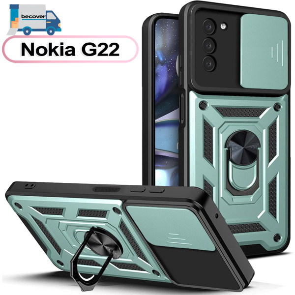 Фото - Чохол для смартфону
 BeCover Military for Nokia G22 Dark Green (709991)