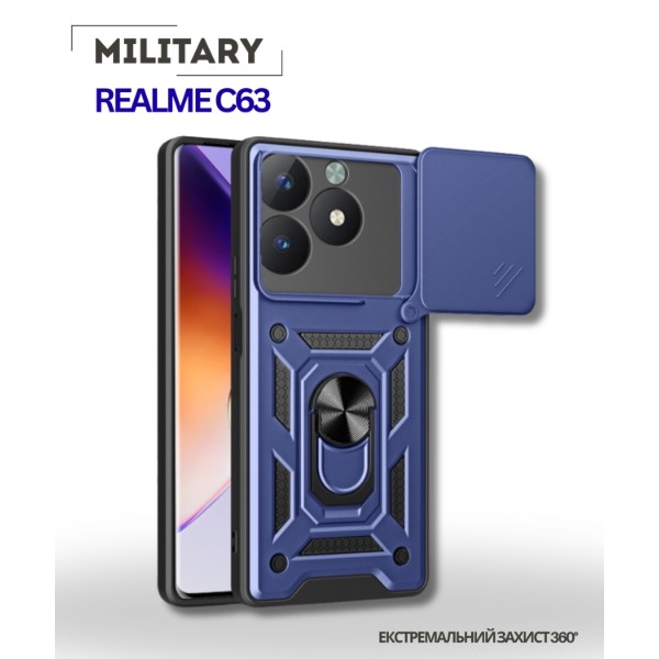 Фото - Чехол для смартфона BeCover Military for Realme C63 Blue (712179)