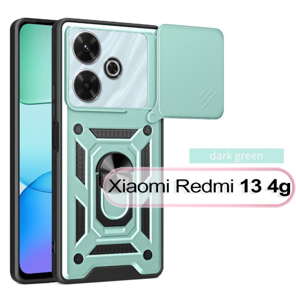 Фото - Чохол для смартфону BeCover Military for Xiaomi Redmi 13 Dark Green (711553)
