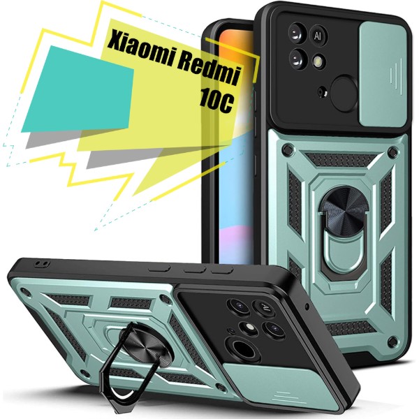 Фото - Чохол для смартфону BeCover Military for Xiaomi Redmi 10C Dark Green (708335)
