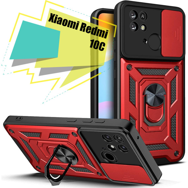 Фото - Чохол для смартфону BeCover Military for Xiaomi Redmi 10C Red (708336)