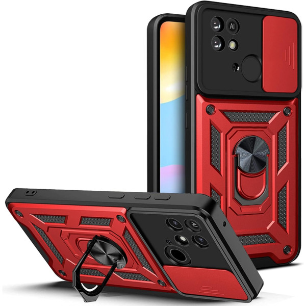 Фото - Чохол для смартфону BeCover Military for Xiaomi Redmi 10C Red (708336) Фото - Чохол для смартфону BeCover Military for Xiaomi Redmi 10C Red (708336)