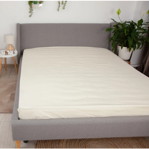 Фото - Простирадло двоспальне ТЕП НАТХНЕННЯ з резинкою 200х200 см Milky (2-04019_29462)