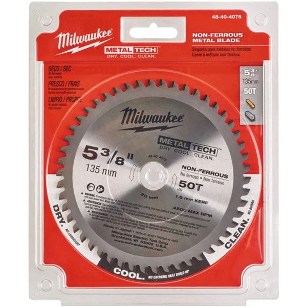 Фото - Диск пильний Milwaukee 135х20 мм (48404075)